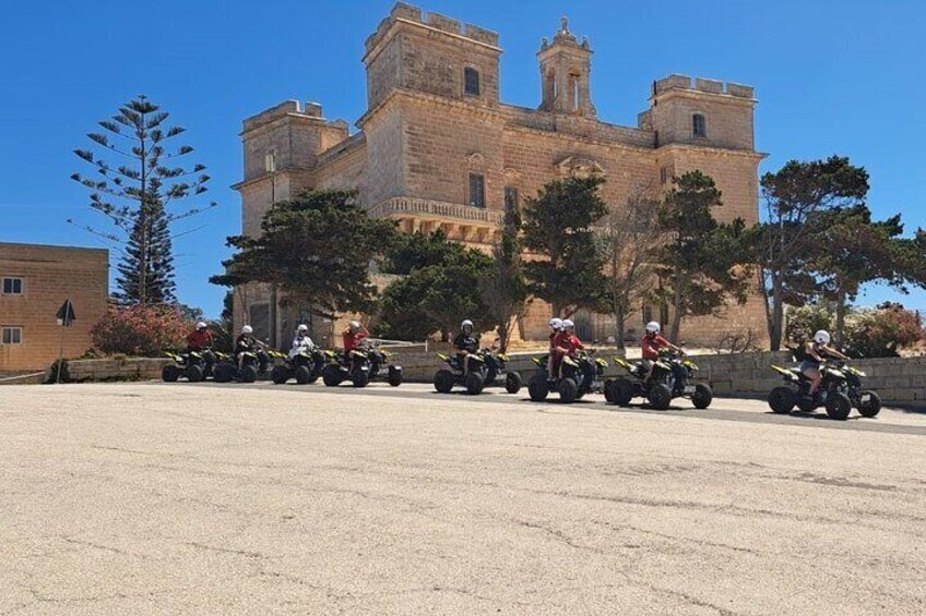 North Malta Quad Bike Tour with Land or Sea Views and Swimming