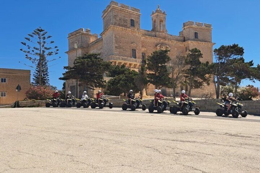 North Malta Quad Bike Tour with Land or Sea Views and Swimming