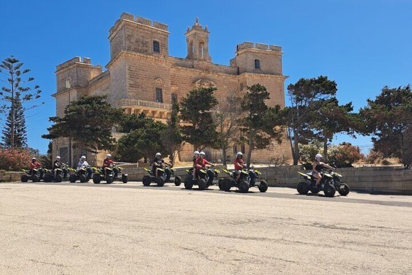 North Malta Quad Bike Tour with Land or Sea Views and Swimming