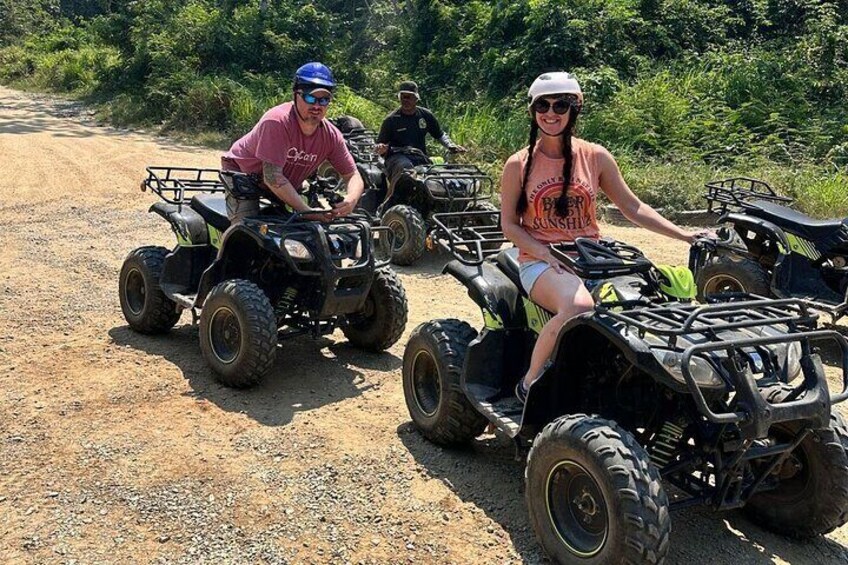 Roatan Extreme Zipline ATV and Snorkeling Tour 