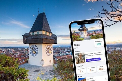 Graz Exploration Game and City Tour on your Phone