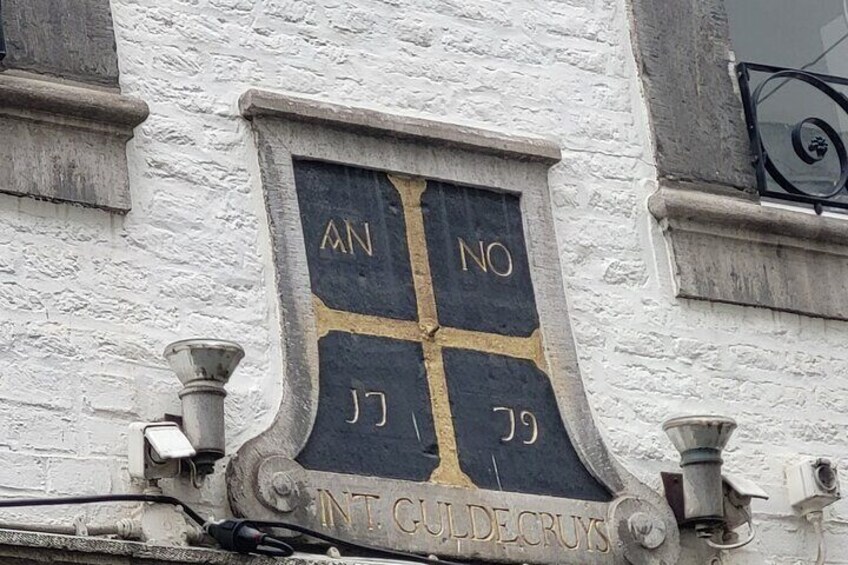 One of the many historic facade stones in our beautiful city of Maastricht