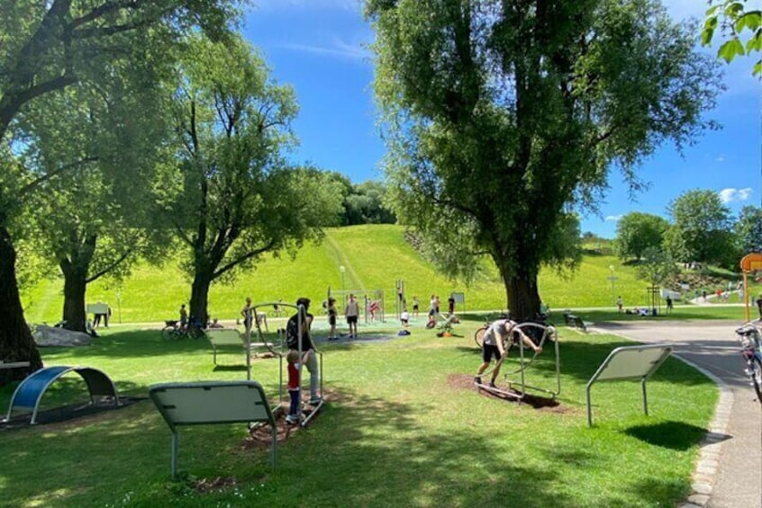 Munich Olympiapark Scavenger Hunt and Sights Self-Guided Tour