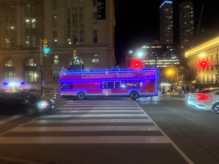 City Sightseeing Toronto Guided Night Bus Tour