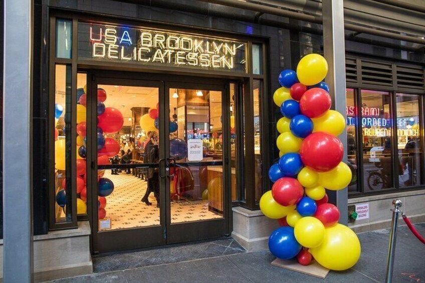 NYC Lunch at USA Brooklyn Deli in Times Square