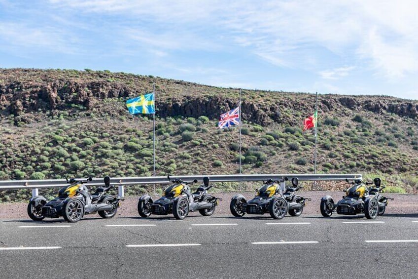 Can Am Ryker 3 Wheel Motorcycle Experience in Gran Canaria