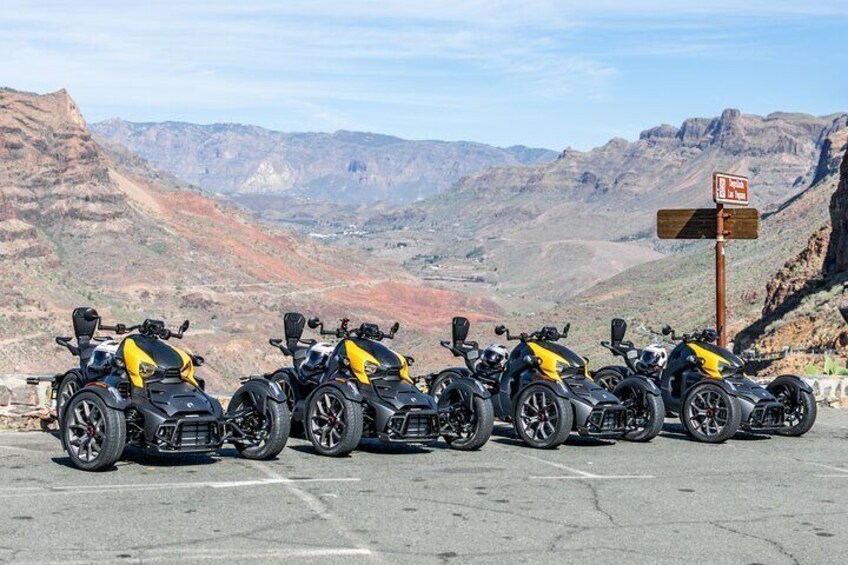 Can Am Ryker 3 Wheel Motorcycle Experience in Gran Canaria