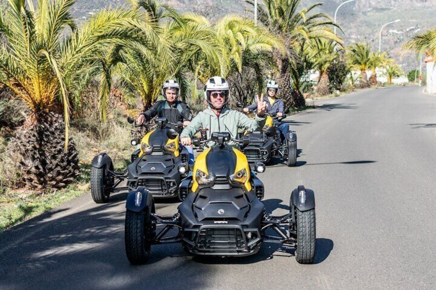 Can Am Ryker 3 Wheel Motorcycle Experience in Gran Canaria