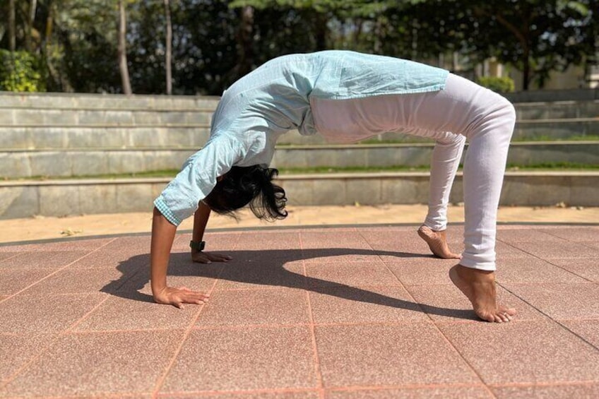 Yoga Pranayama Meditation session with a certified Guru in Mysore