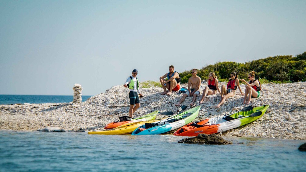 Picture 8 for Activity Pula: Islands, cliffs and cave, kayak tour with snorkeling