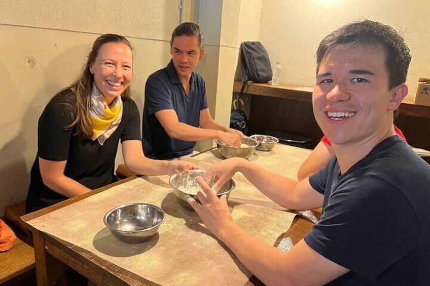 90 min Shared Handmade Udon Experience