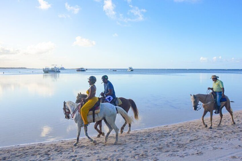 Shared horseback riding Punta Cana Beach