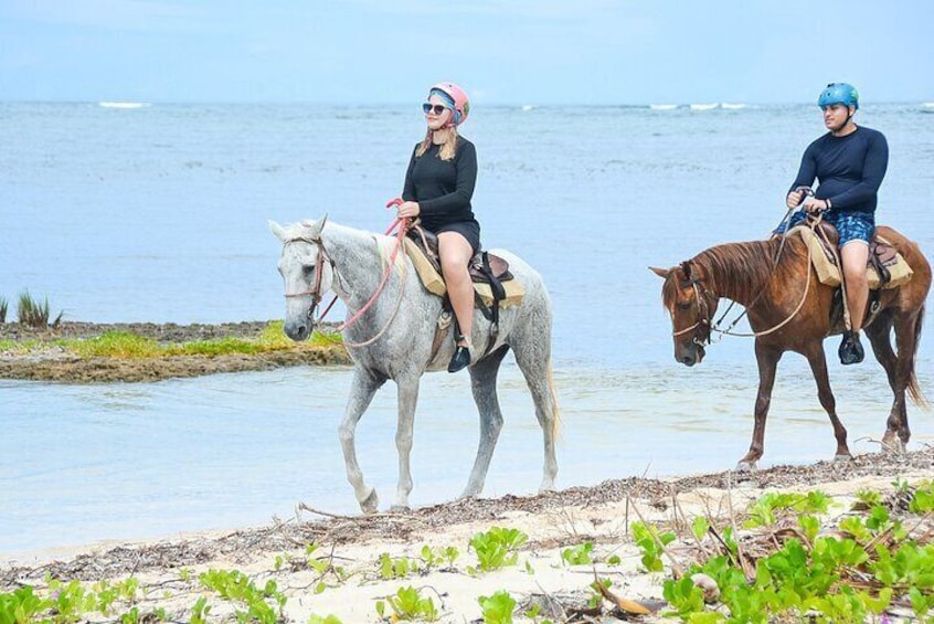 Shared horseback riding Punta Cana Beach