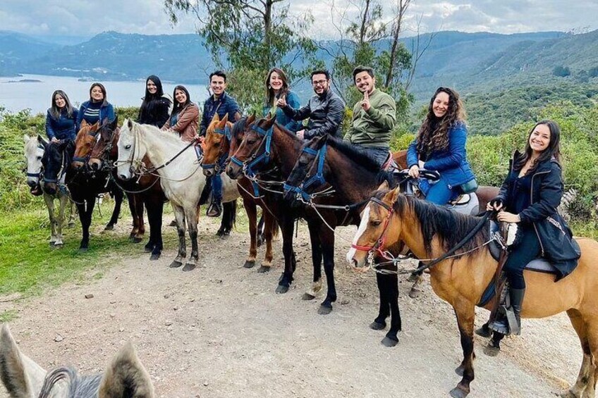 Horseback riding in La Calera with lunch option at Andrés Carne de Res