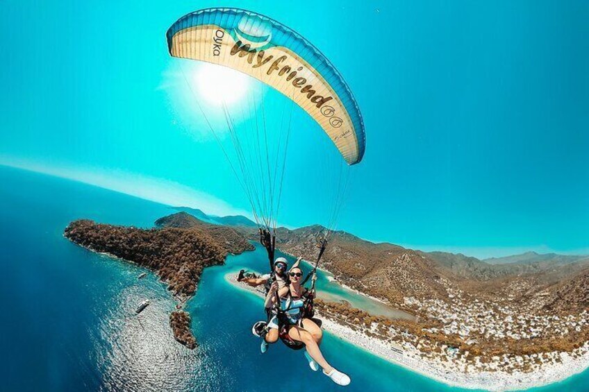 You've never seen the blue lagoon from this angle!