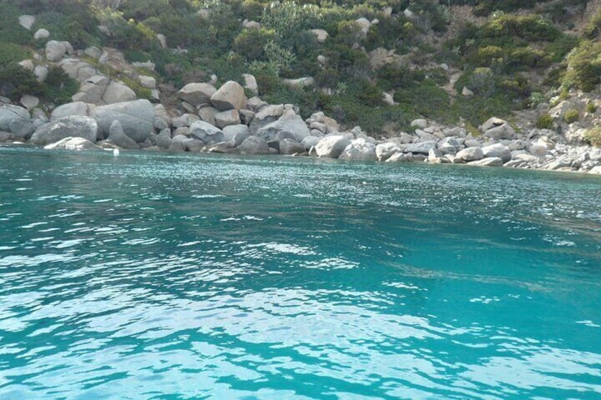 Dinghy excursion in the Gulf of Cagliari