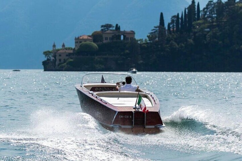 On the way to Villa Balbianello