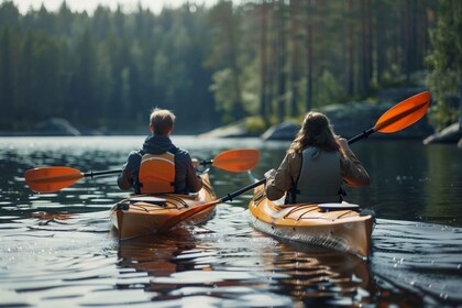 Rovaniemi: Arktisk kanotur og grillaften