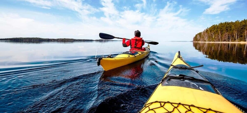 Picture 3 for Activity Rovaniemi: Arctic Canoeing Trip & Barbeque