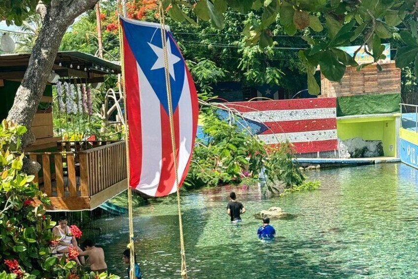 Beach And Natural Springs Experience From San Juan 