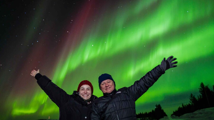 Levi: Private Tour with Guaranteed Northern Lights Sightings