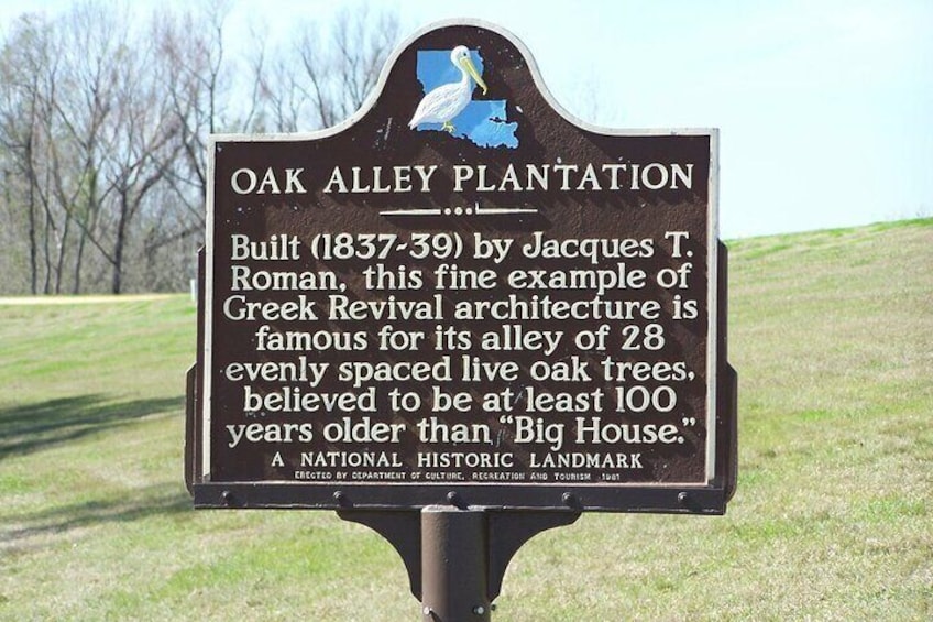 Oak Alley Plantation Half Day Tour