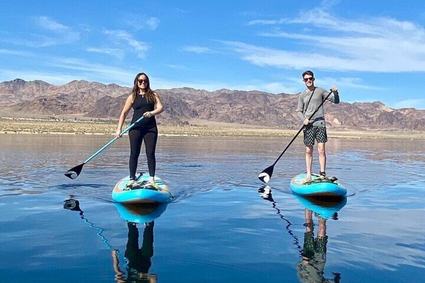 Paddle boarding Lake Mead