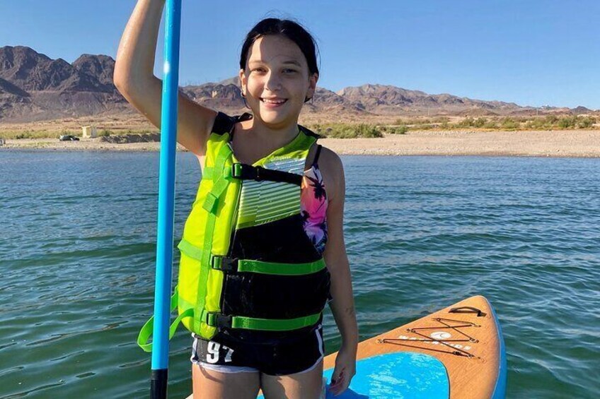 Paddle boarding with your family