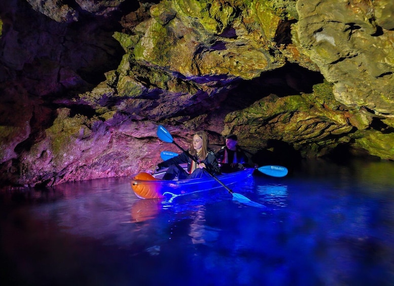 Picture 6 for Activity Pula: Istria Cave LED Illuminated Kayak Tour by Night