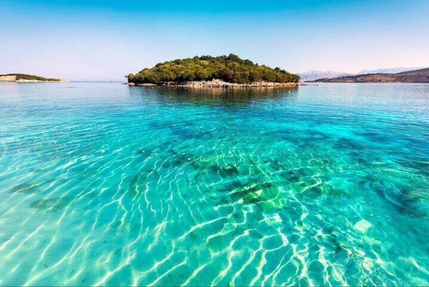 Ksamil Blue Eye and Lekursi Castle Day Tour from Durres or Tirana