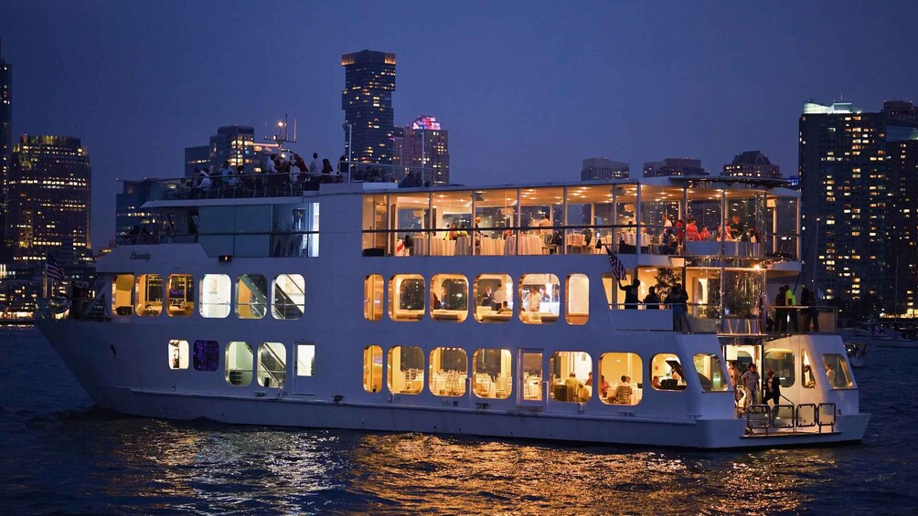 Picture 2 for Activity NYC: New Year's Eve Dinner Cruise with Music and Open Bar