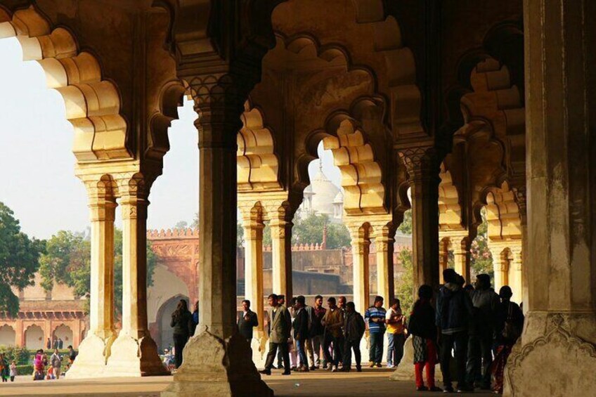 Inside Agra Fort