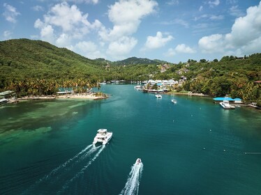 ล่องเรือคาตามารันส่วนตัวหนึ่งวันจากซูฟรีแยร์