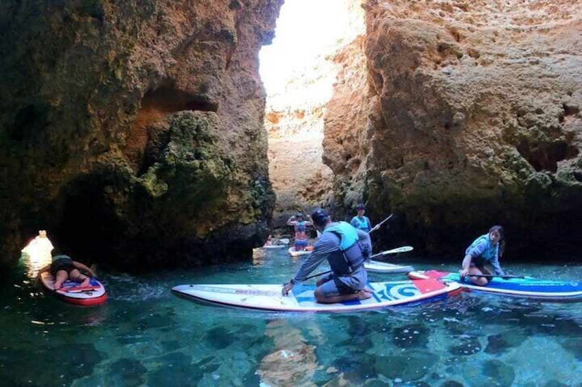 Guided Stand Up Paddle Tour in Lagos Ponta Da Piedade