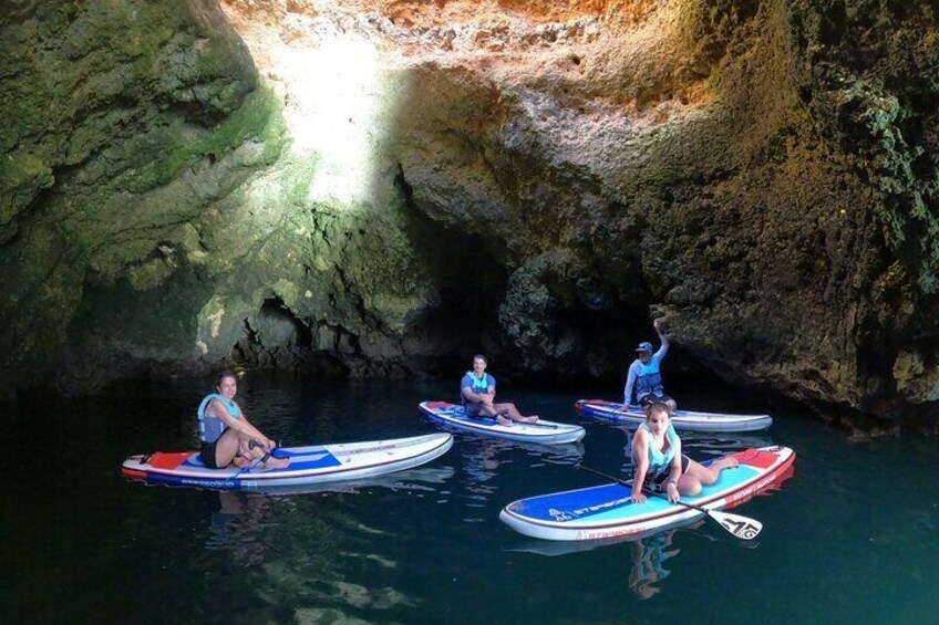 Guided Stand Up Paddle Tour in Lagos Ponta Da Piedade