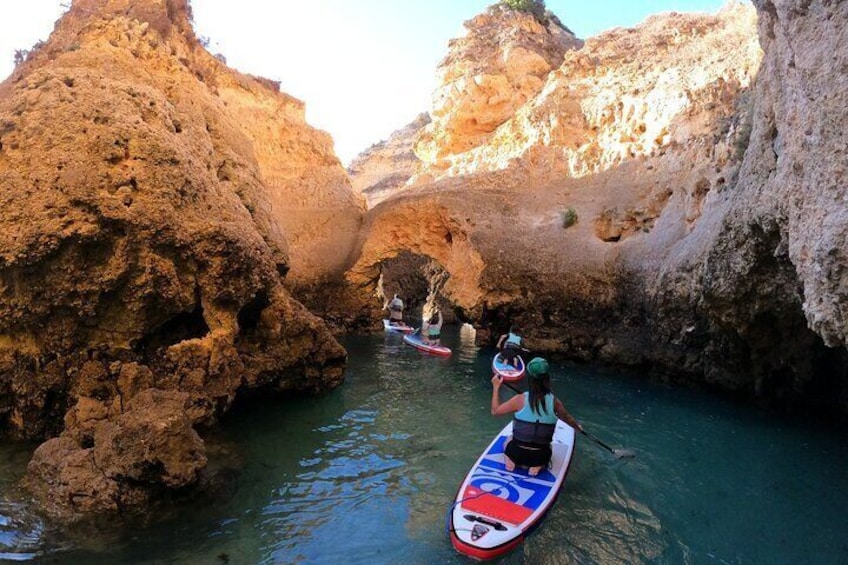 Guided Stand Up Paddle Tour in Lagos Ponta Da Piedade