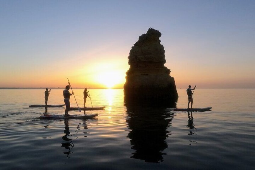 Guided Stand Up Paddle Tour in Lagos Ponta Da Piedade