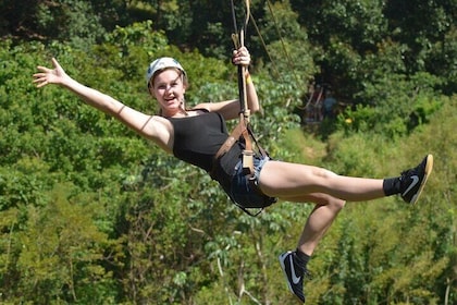 Mayan Zipline Thrill + quad bike or Buggy Adventure + Monkeys & Sloths + Pr...