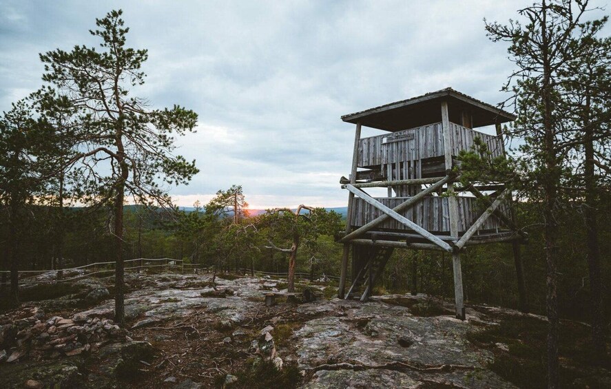 Picture 1 for Activity Rovaniemi: Auttiköngäs Waterfalls Hike Tour & Barbeque