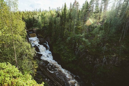 Rovaniemi: Auttiköngäs Waterfalls Hike Tour & Barbeque