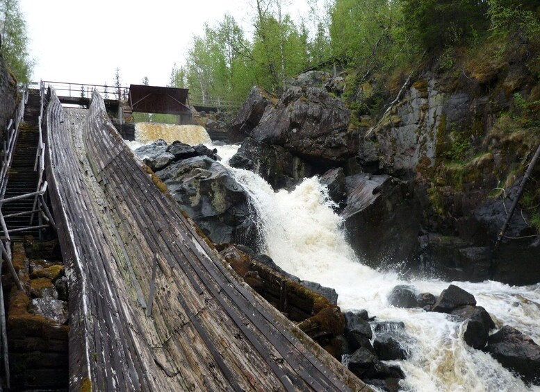 Picture 5 for Activity Rovaniemi: Auttiköngäs Waterfalls Hike Tour & Barbeque