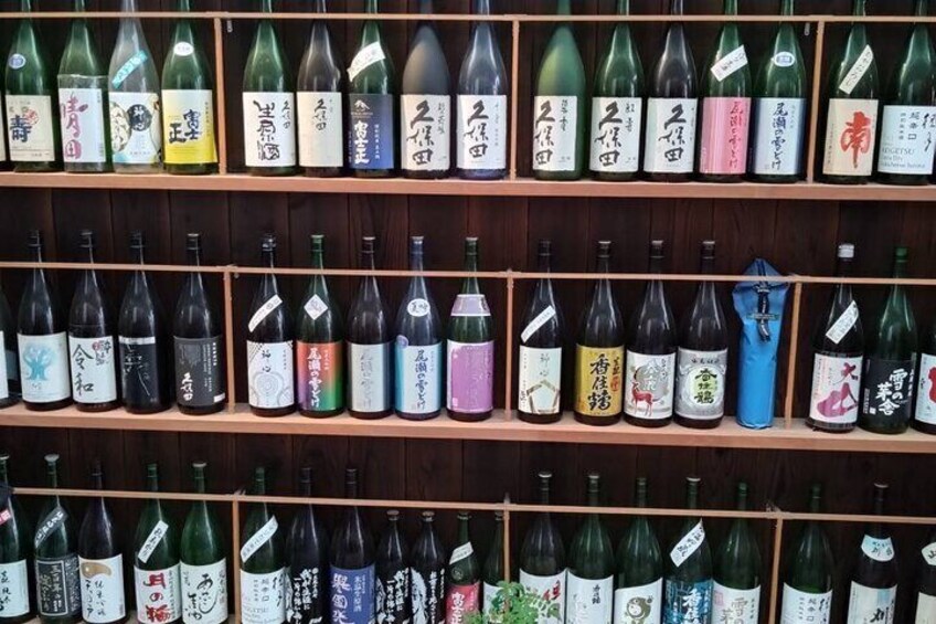 You can find rare sake you won't find anywhere! 