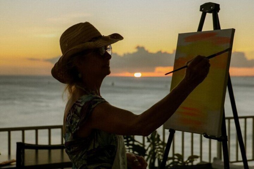 Plein Air Views Paint & Sip Waikiki