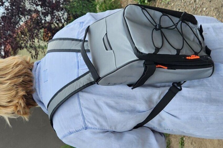 Trunk Bag as backpack