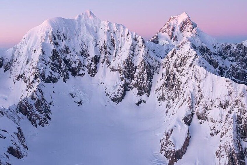 40 Minute Mt Cook, Fox Glacier and Franz Josef Snow Landing