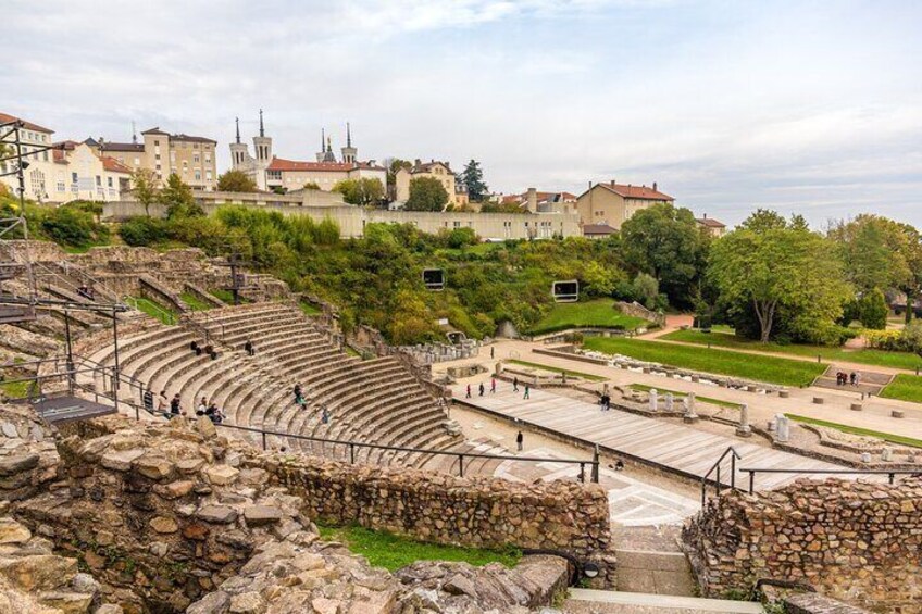 Skip-the-line Ancient Theater of Fourviere Lyon Private Tour