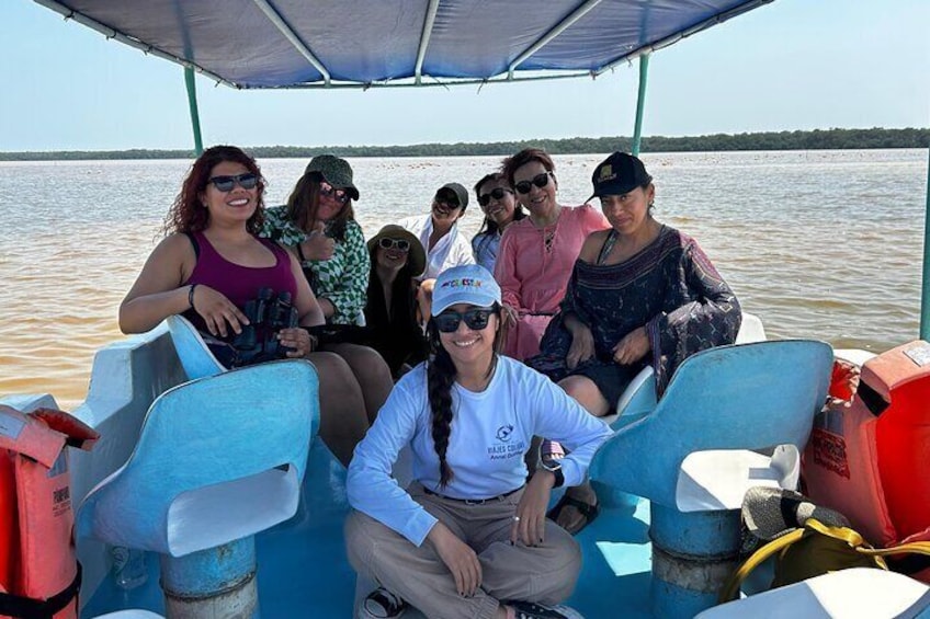 Boat tour in the mangrove reserve