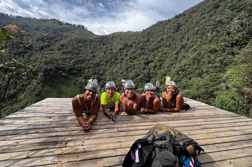 Zip-line, Climbing and hiking in the Salto del Buey waterfall