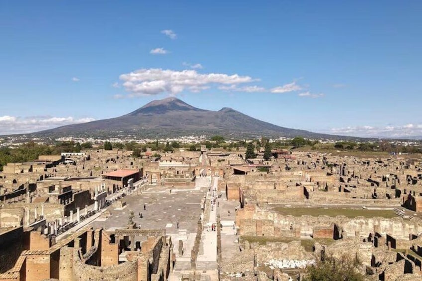 Half Day Tour in Pompei, Vesuvius and Cantine Winery