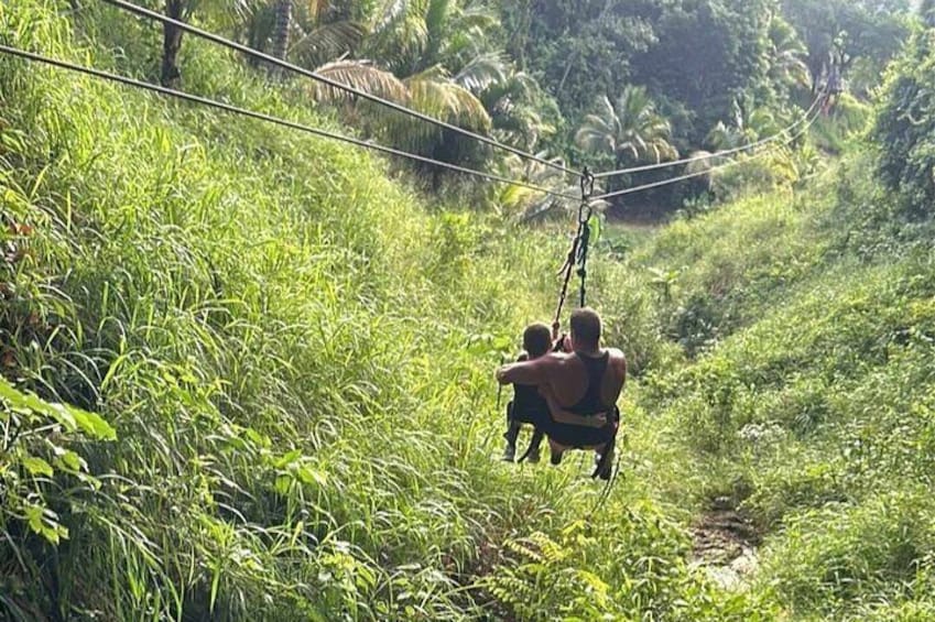 Roatan Jungle Top Zip Line Adventure with Monkey Sloth Sanctuary